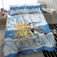 Custom Uruguay Rugby 2026 Bedding Set Sun Of May and Lapwing
