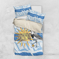 Custom Uruguay Rugby 2026 Bedding Set Sun Of May and Lapwing