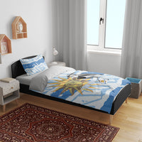 Custom Uruguay Rugby 2026 Bedding Set Sun Of May and Lapwing
