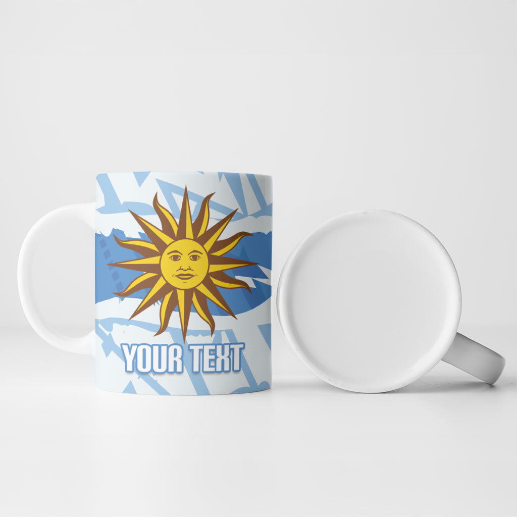 Custom Uruguay Rugby 2026 Ceramic Mug Sun Of May and Lapwing