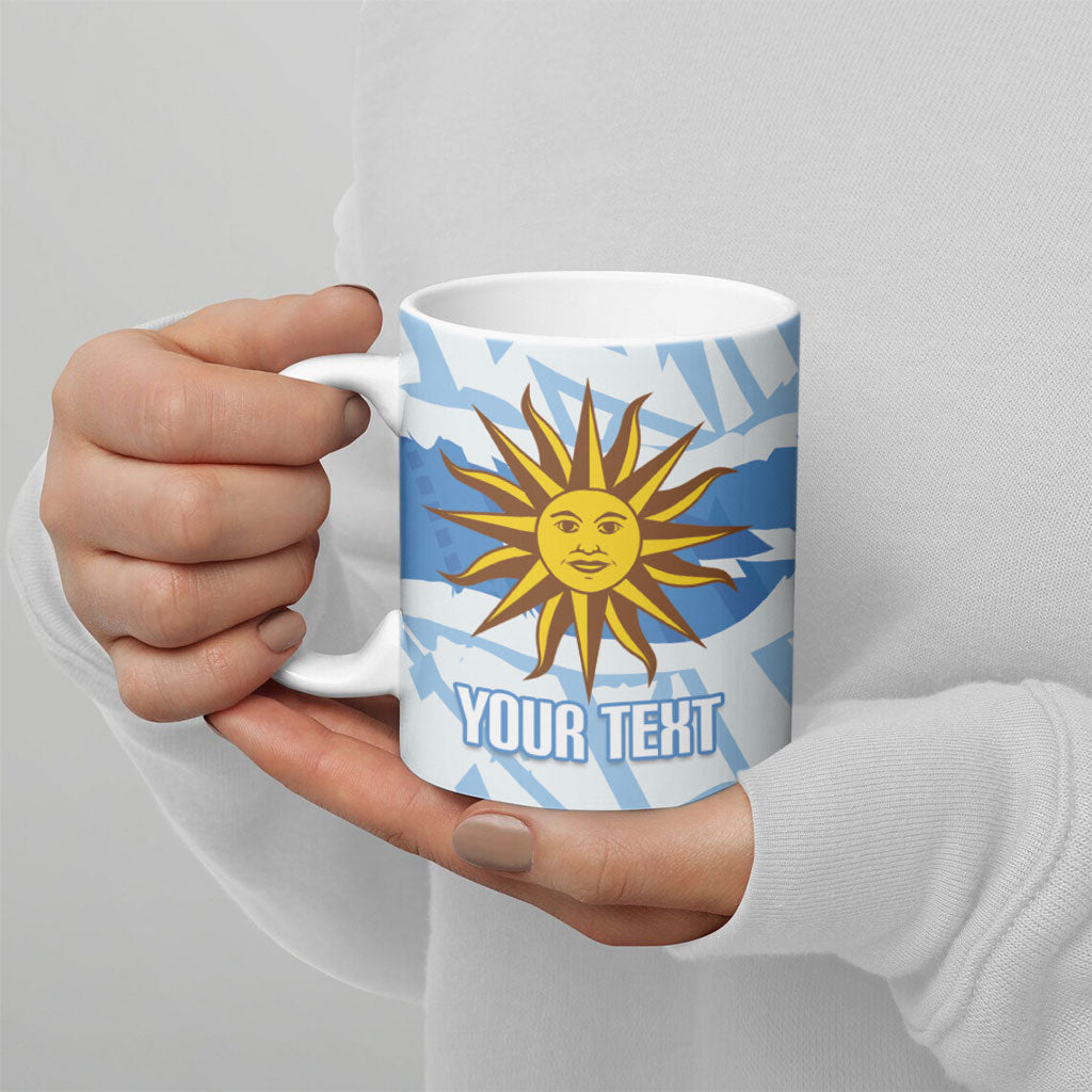 Custom Uruguay Rugby 2026 Ceramic Mug Sun Of May and Lapwing
