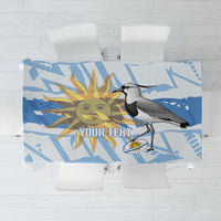 Custom Uruguay Rugby 2026 Tablecloth Sun Of May and Lapwing