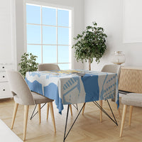 Custom Uruguay Rugby 2026 Tablecloth Sun Of May and Lapwing