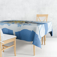 Custom Uruguay Rugby 2026 Tablecloth Sun Of May and Lapwing