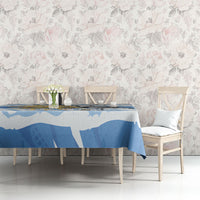 Custom Uruguay Rugby 2026 Tablecloth Sun Of May and Lapwing