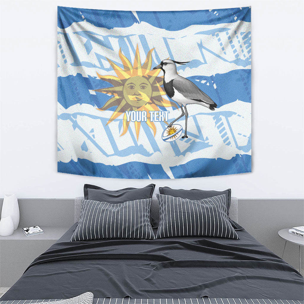 Custom Uruguay Rugby 2026 Tapestry Sun Of May and Lapwing