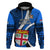 Fiji Rugby Hoodie World Cup 2023 Go Champions Fijian Tapa Blue Version - Wonder Print Shop