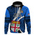 Fiji Rugby Hoodie World Cup 2023 Go Champions Fijian Tapa Blue Version - Wonder Print Shop