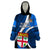 Fiji Rugby Wearable Blanket Hoodie World Cup 2023 Go Champions Fijian Tapa Blue Version - Wonder Print Shop