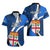 Custom Fiji Rugby Hawaiian Shirt World Cup 2023 Go Champions Fijian Tapa Blue Version - Wonder Print Shop