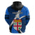 Custom Fiji Rugby Hoodie World Cup 2023 Go Champions Fijian Tapa Blue Version - Wonder Print Shop