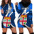 Custom Fiji Rugby Hoodie Dress World Cup 2023 Go Champions Fijian Tapa Blue Version - Wonder Print Shop