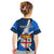 Custom Fiji Rugby Kid T Shirt World Cup 2023 Go Champions Fijian Tapa Blue Version - Wonder Print Shop