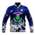 Scotland Rugby Baseball Jacket World Cup 2023 Go Scottish Thistle Grunge Style - Wonder Print Shop