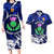 Scotland Rugby Couples Matching Long Sleeve Bodycon Dress and Hawaiian Shirt World Cup 2023 Go Scottish Thistle Grunge Style - Wonder Print Shop