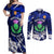 Scotland Rugby Couples Matching Off Shoulder Maxi Dress and Long Sleeve Button Shirts World Cup 2023 Go Scottish Thistle Grunge Style - Wonder Print Shop