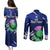 Scotland Rugby Couples Matching Puletasi Dress and Long Sleeve Button Shirts World Cup 2023 Go Scottish Thistle Grunge Style - Wonder Print Shop