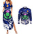 Scotland Rugby Couples Matching Summer Maxi Dress and Long Sleeve Button Shirts World Cup 2023 Go Scottish Thistle Grunge Style - Wonder Print Shop