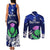 Scotland Rugby Couples Matching Tank Maxi Dress and Long Sleeve Button Shirts World Cup 2023 Go Scottish Thistle Grunge Style - Wonder Print Shop