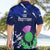 Scotland Rugby Hawaiian Shirt World Cup 2023 Go Scottish Thistle Grunge Style - Wonder Print Shop