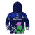 Scotland Rugby Kid Hoodie World Cup 2023 Go Scottish Thistle Grunge Style - Wonder Print Shop