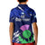 Scotland Rugby Kid Polo Shirt World Cup 2023 Go Scottish Thistle Grunge Style - Wonder Print Shop