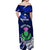 Scotland Rugby Off Shoulder Maxi Dress World Cup 2023 Go Scottish Thistle Grunge Style - Wonder Print Shop