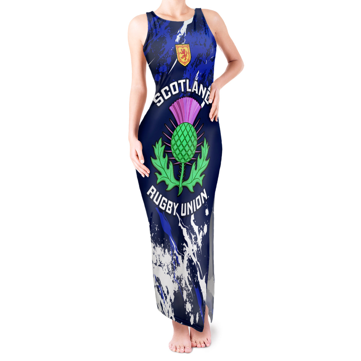 scotland-rugby-tank-maxi-dress-world-cup-2023-go-scottish-thistle-grunge-style