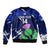 Custom Scotland Rugby Bomber Jacket World Cup 2023 Go Scottish Thistle Grunge Style - Wonder Print Shop