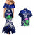 Custom Scotland Rugby Couples Matching Mermaid Dress and Hawaiian Shirt World Cup 2023 Go Scottish Thistle Grunge Style - Wonder Print Shop