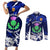 Custom Scotland Rugby Couples Matching Short Sleeve Bodycon Dress and Long Sleeve Button Shirts World Cup 2023 Go Scottish Thistle Grunge Style - Wonder Print Shop