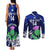 Custom Scotland Rugby Couples Matching Tank Maxi Dress and Long Sleeve Button Shirts World Cup 2023 Go Scottish Thistle Grunge Style - Wonder Print Shop