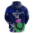 Custom Scotland Rugby Hoodie World Cup 2023 Go Scottish Thistle Grunge Style - Wonder Print Shop