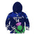 Custom Scotland Rugby Kid Hoodie World Cup 2023 Go Scottish Thistle Grunge Style - Wonder Print Shop