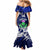 Custom Scotland Rugby Mermaid Dress World Cup 2023 Go Scottish Thistle Grunge Style - Wonder Print Shop