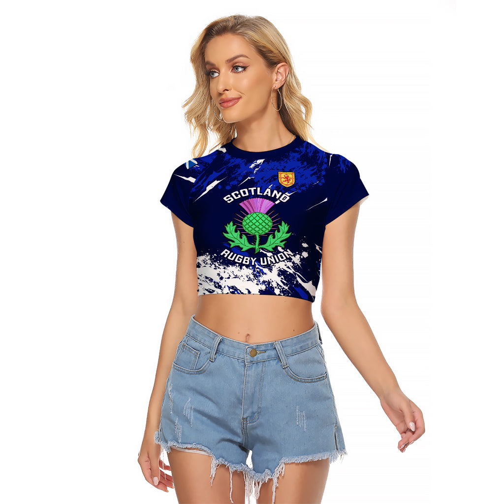 custom-scotland-rugby-raglan-cropped-t-shirt-world-cup-2023-go-scottish-thistle-grunge-style