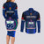 Samoa Rugby Couples Matching Long Sleeve Bodycon Dress and Long Sleeve Button Shirts World Cup 2023 Go Champions Manu Samoa - Wonder Print Shop