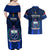 Samoa Rugby Couples Matching Off Shoulder Maxi Dress and Hawaiian Shirt World Cup 2023 Go Champions Manu Samoa - Wonder Print Shop