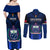 Samoa Rugby Couples Matching Off Shoulder Maxi Dress and Long Sleeve Button Shirts World Cup 2023 Go Champions Manu Samoa - Wonder Print Shop