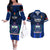 Samoa Rugby Couples Matching Off The Shoulder Long Sleeve Dress and Hawaiian Shirt World Cup 2023 Go Champions Manu Samoa - Wonder Print Shop