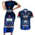 Samoa Rugby Couples Matching Short Sleeve Bodycon Dress and Hawaiian Shirt World Cup 2023 Go Champions Manu Samoa - Wonder Print Shop