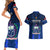 Samoa Rugby Couples Matching Short Sleeve Bodycon Dress and Hawaiian Shirt World Cup 2023 Go Champions Manu Samoa - Wonder Print Shop