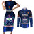 Samoa Rugby Couples Matching Short Sleeve Bodycon Dress and Long Sleeve Button Shirts World Cup 2023 Go Champions Manu Samoa - Wonder Print Shop