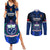 Samoa Rugby Couples Matching Summer Maxi Dress and Long Sleeve Button Shirts World Cup 2023 Go Champions Manu Samoa - Wonder Print Shop