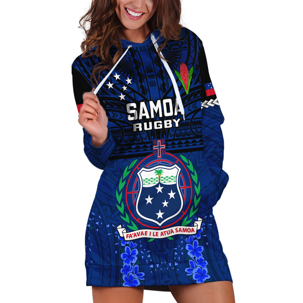 Samoa Rugby Hoodie Dress World Cup 2023 Go Champions Manu Samoa - Wonder Print Shop