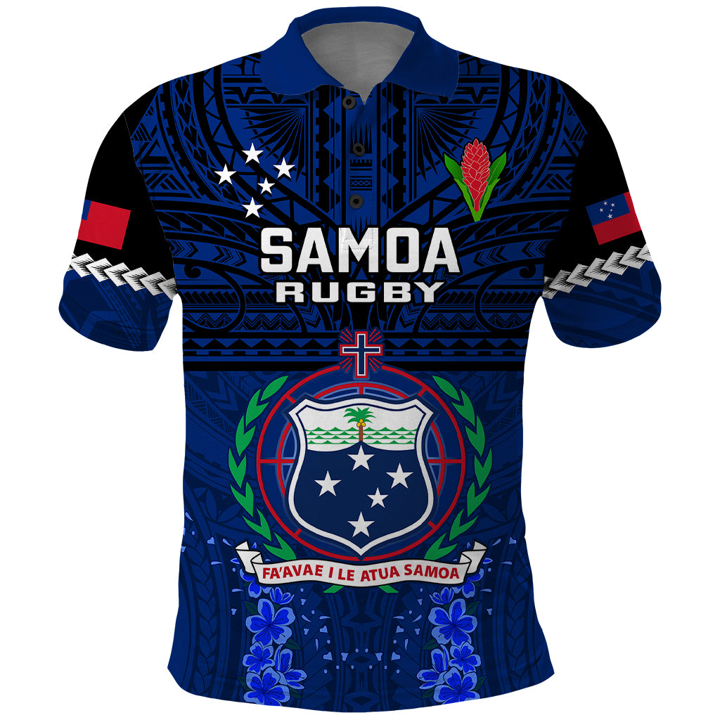 Samoa Rugby Polo Shirt World Cup 2023 Go Champions Manu Samoa - Wonder Print Shop