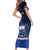 Custom Samoa Rugby Short Sleeve Bodycon Dress World Cup 2023 Go Champions Manu Samoa - Wonder Print Shop