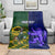 Custom South Africa And Scotland Rugby Blanket Springboks Thistle Together