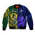 Custom South Africa And Scotland Rugby Bomber Jacket Springboks Thistle Together - Wonder Print Shop