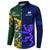 Custom South Africa And Scotland Rugby Button Sweatshirt Springboks Thistle Together - Wonder Print Shop